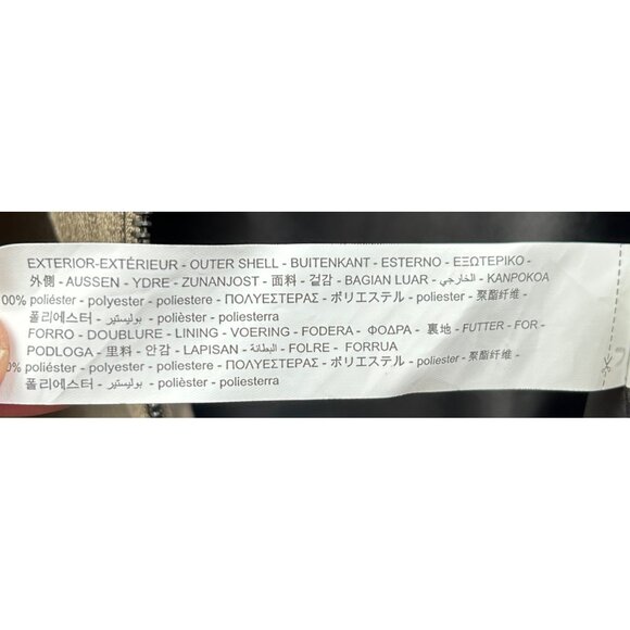 ZARA Varsity Bomber Jacket Mens M Faux Suede Taupe Tan Snap Front YKK Zip Lined - Picture 6 of 11